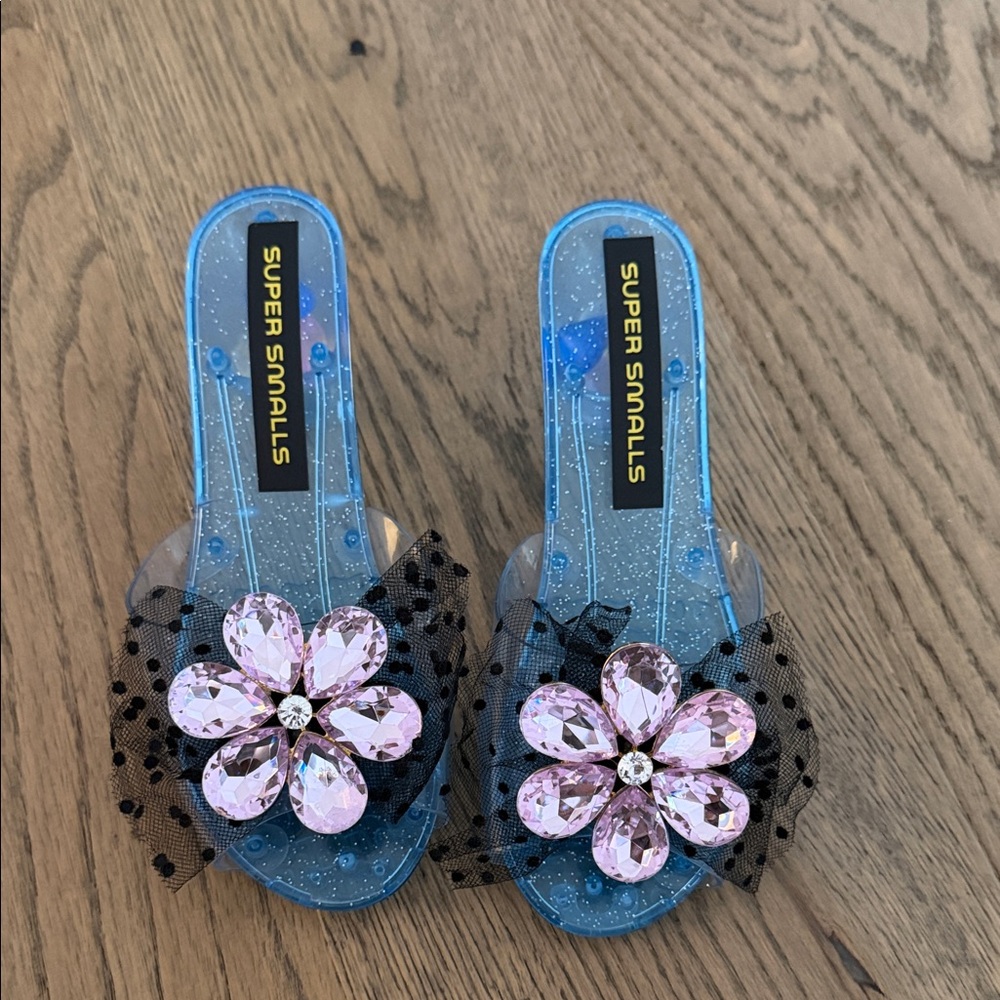 Super Smalls Kids Dress Shoes - Blue and Pink